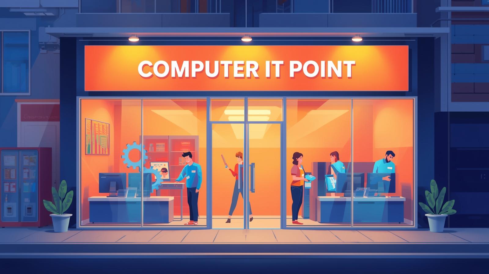 About 4 First Repair Center Launch Computer IT Point